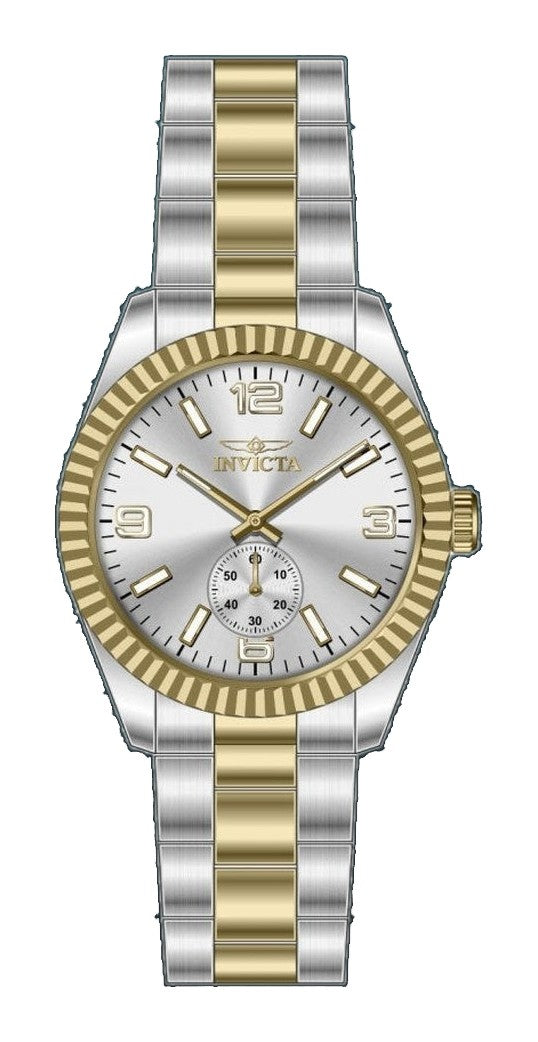 Specialty Men Silver-Tone Dial / Two-Tone Stainless Steel Bracelet