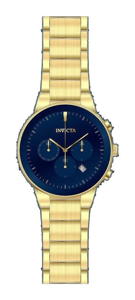 Specialty Chronograph Blue Dial / Gold-Tone Stainless Steel Bracelet Blue Dial