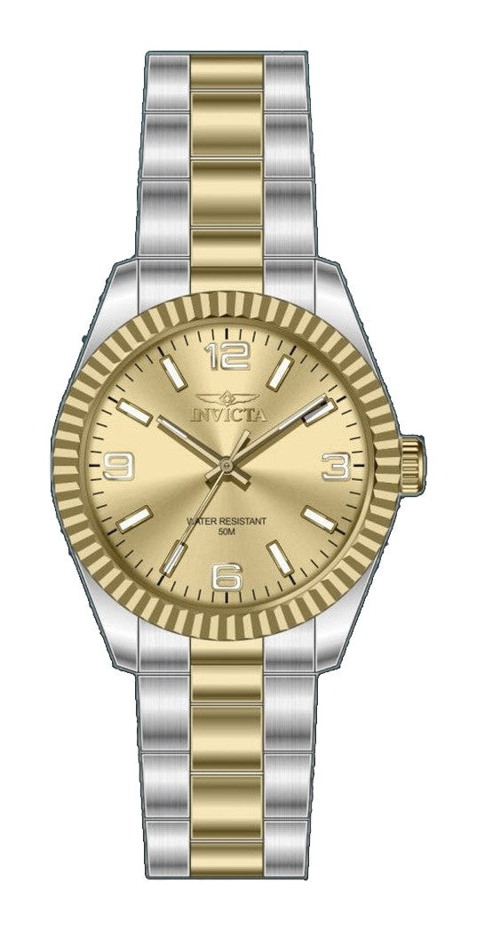 Specialty Gold Dial / Two-Tone Silver-Gold Stainless Steel Bracelet Gold Dial