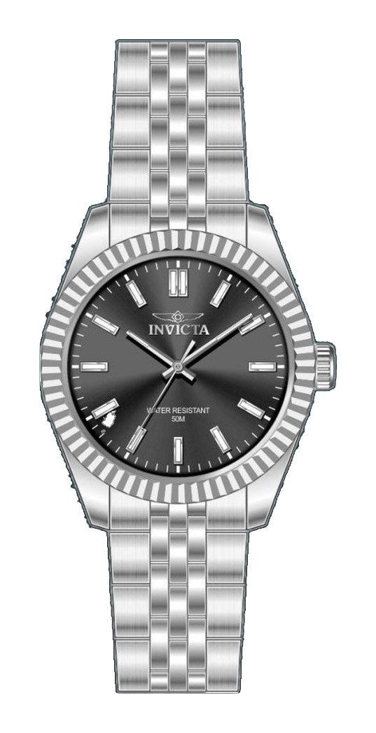 Specialty Black Dial / Silver Stainless Steel Bracelet Black Dial