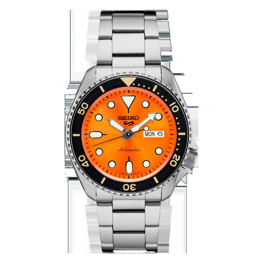5 Sports SKX Series Orange Dial / Stainless Steel Bracelet Orange Dial