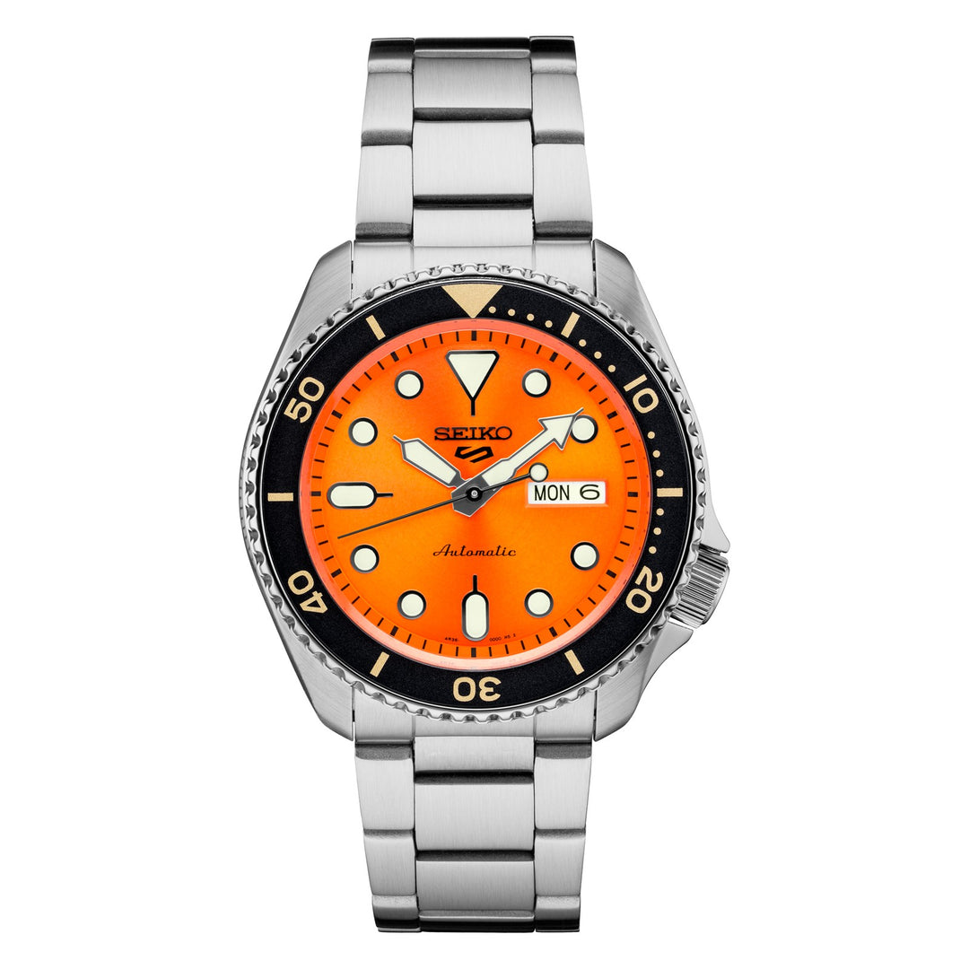 5 Sports SKX Series Orange Dial / Stainless Steel Bracelet Orange Dial