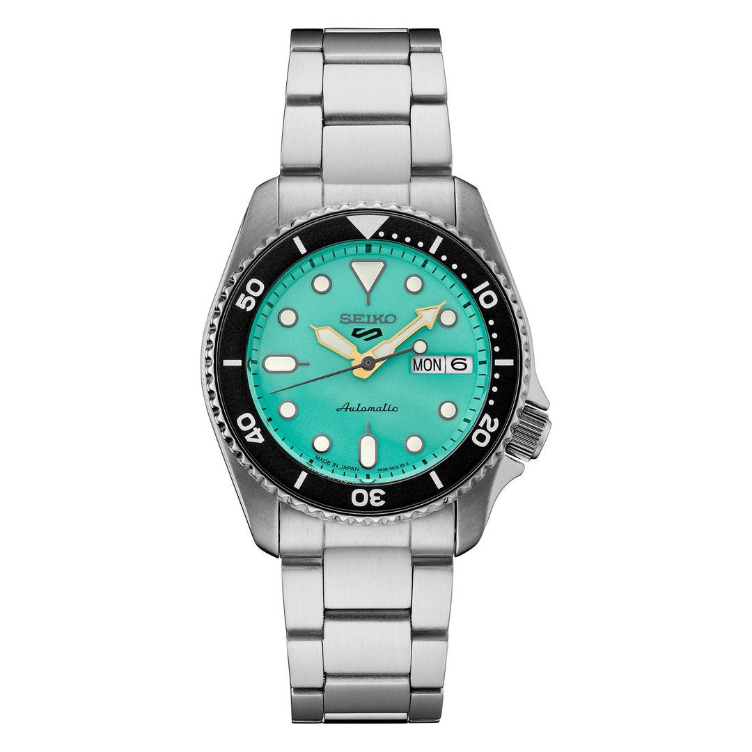 5 Sports SKX Series Mid-Size Teal Dial / Stainless Steel Bracelet Teal Dial