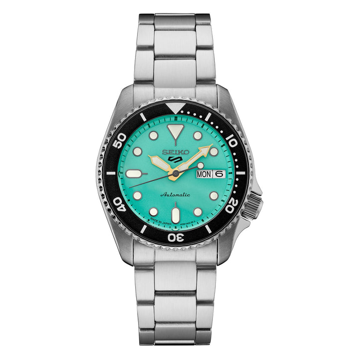 5 Sports SKX Series Mid-Size Teal Dial / Stainless Steel Bracelet Teal Dial