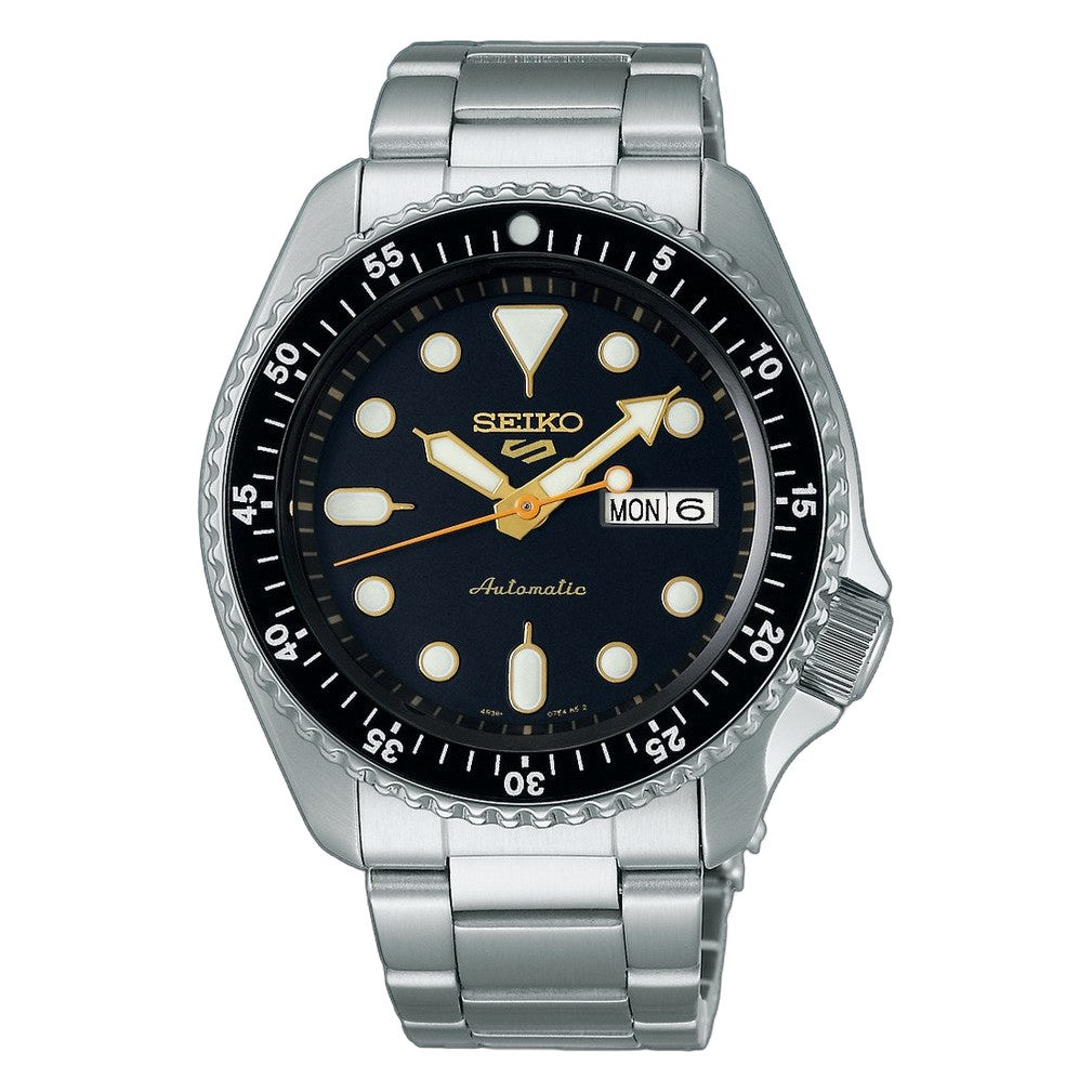 5 Sports SKX Series 55th Anniversary Limited Edition Black Dial / Stainless Steel Bracelet Black Dial