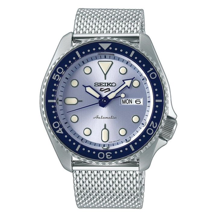 5 Sports SKX Series Blue Dial / Stainless Steel Mesh Bracelet Blue Dial