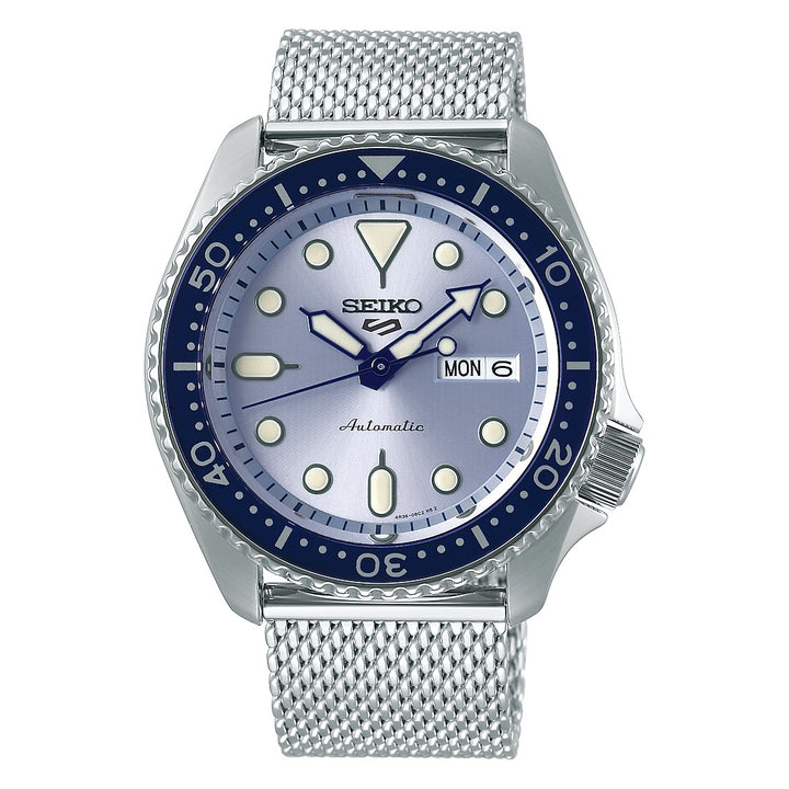 5 Sports SKX Series Blue Dial / Stainless Steel Mesh Bracelet Blue Dial