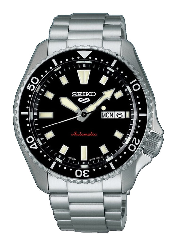 5 Sports SKX Black Dial / Stainless Steel Bracelet Black Dial