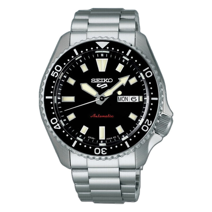 5 Sports SKX Black Dial / Stainless Steel Bracelet Black Dial