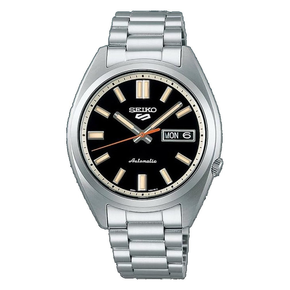 5 Sports SNXS Black Dial / Stainless Steel Bracelet Black Dial