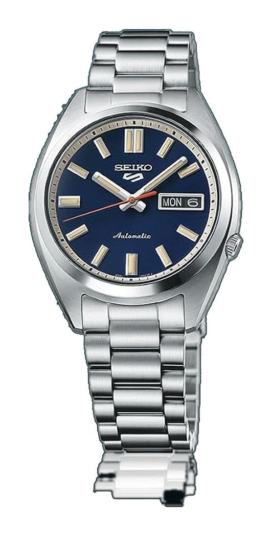 5 Sports SNXS Navy Dial / Stainless Steel Bracelet Navy Blue Dial