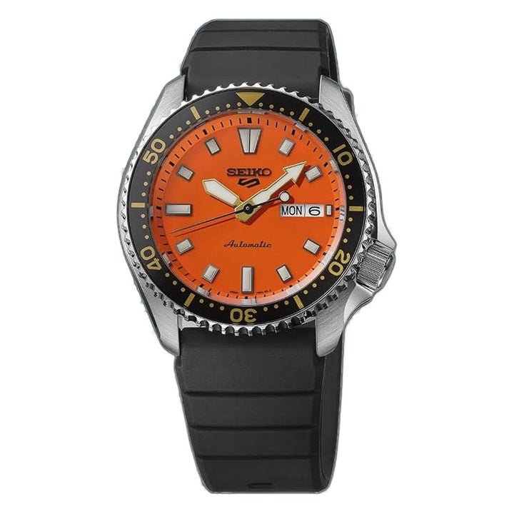 5 Sports SKX Orange Dial / Black Silicone Strap Orange Dial