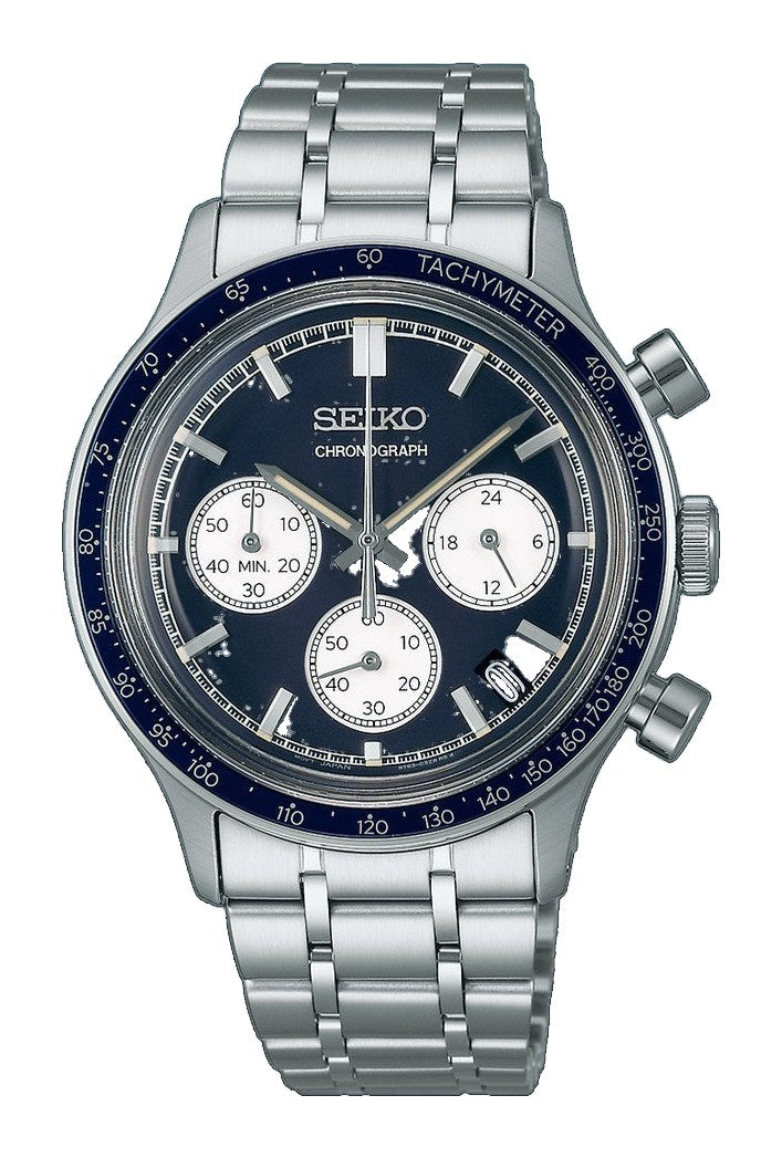 Discover More Black Dial Stainless Steel Bracelet Chronograph 38.7mm Black Dial