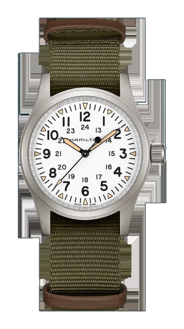 KHAKI FIELD White / Fabric White Dial
