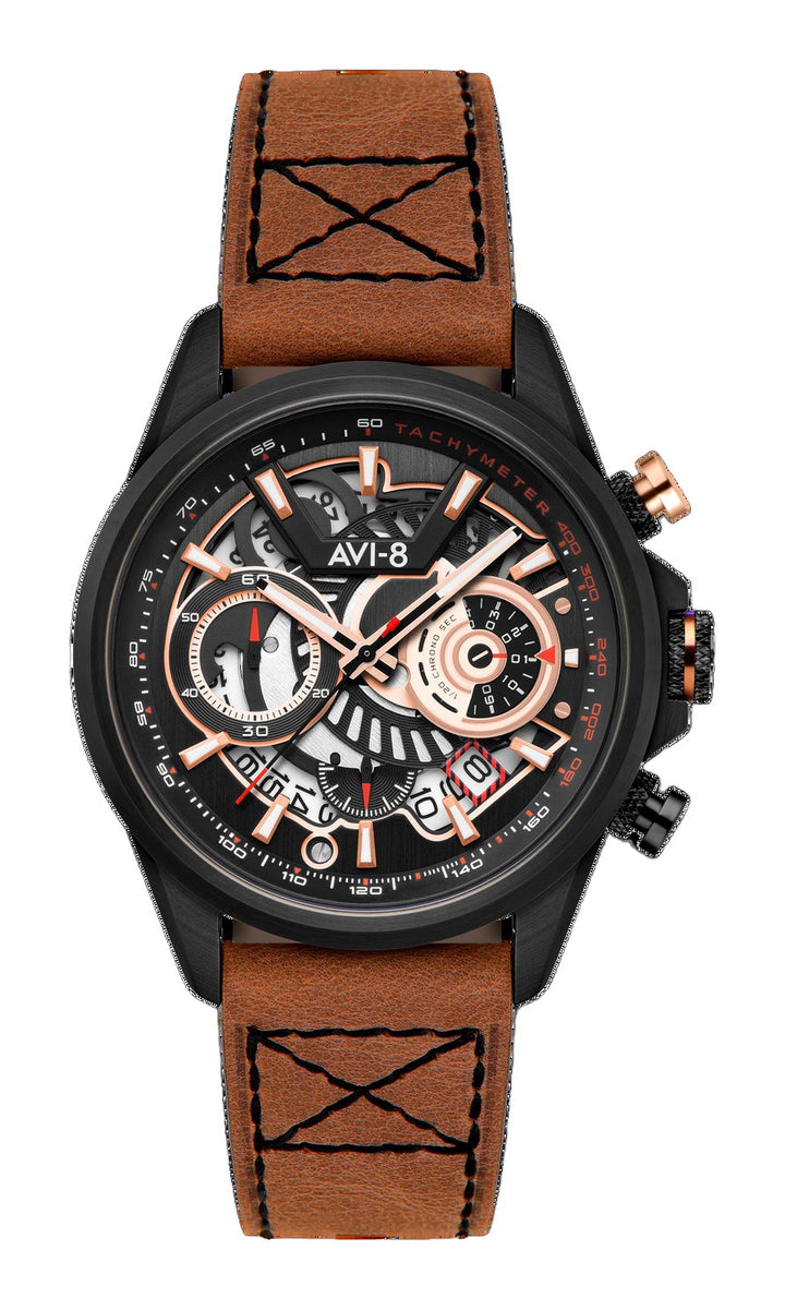 Matador Black / Brown | Black Dial