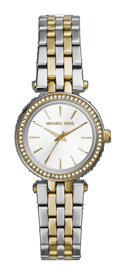 Mini Darci White Dial Silver And Gold Stainless Steel Bracelet 26mm White Dial