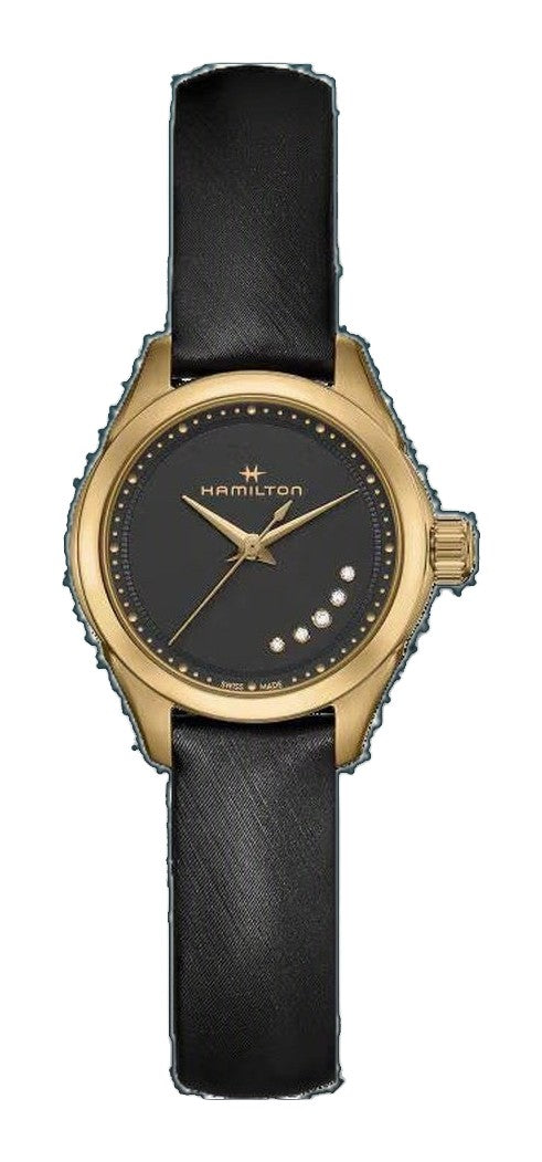 Jazzmaster Black dial / Black Leather Strap Black Dial