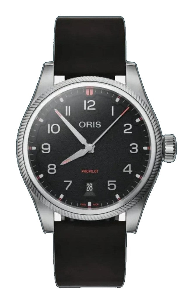 ProPilot Date Black/Black Leather Black Dial