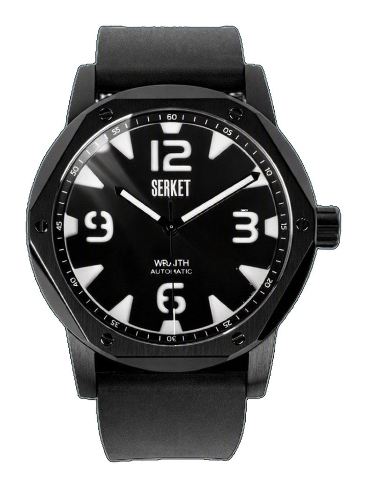 Wraith Black PVD & White 46mm Black Dial