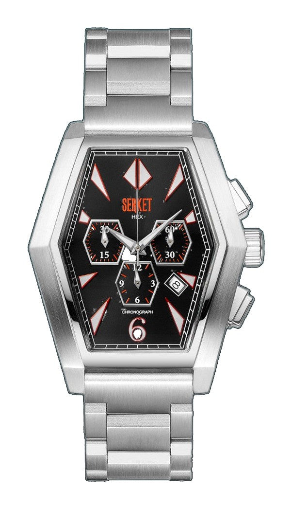 Hex Chronograph Black 44mm Black Dial
