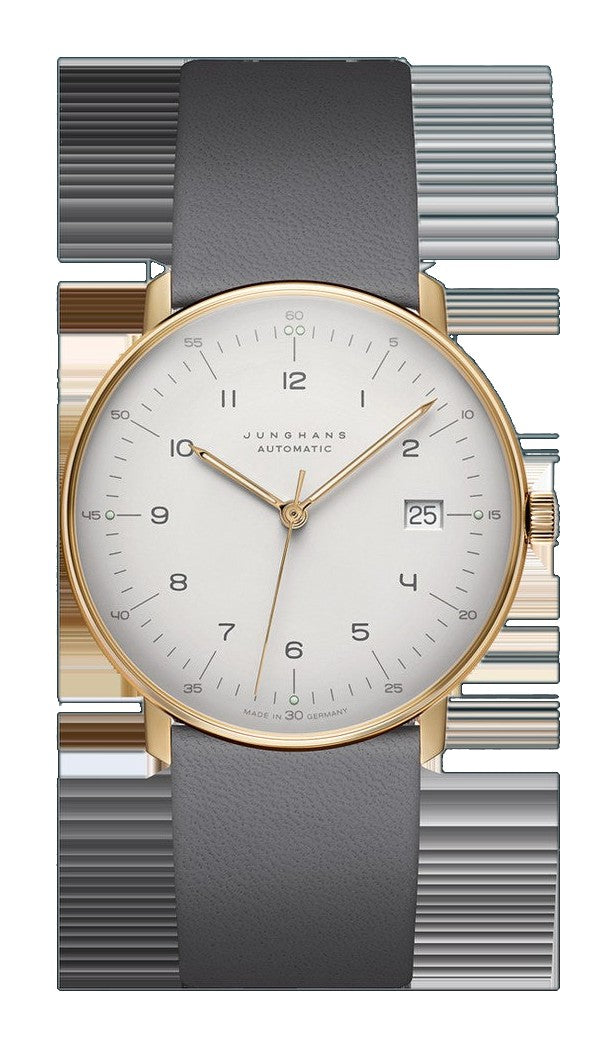 Max Bill Automatic Gray Dial / Gray Leather Strap Gray Dial