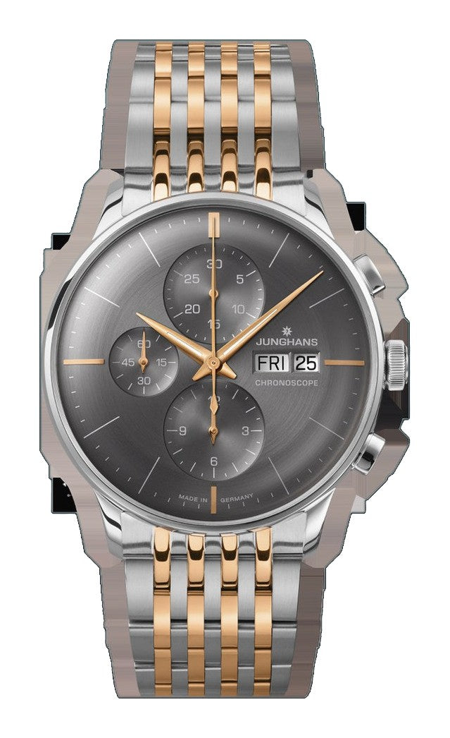Meister Chronoscope Anthracite Dial / Two-Tone Stainless Steel Bracelet Gray Dial