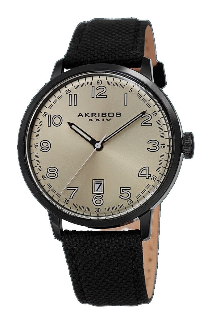 Quartz Silver Dial Men's Watch Black | Silver Dial