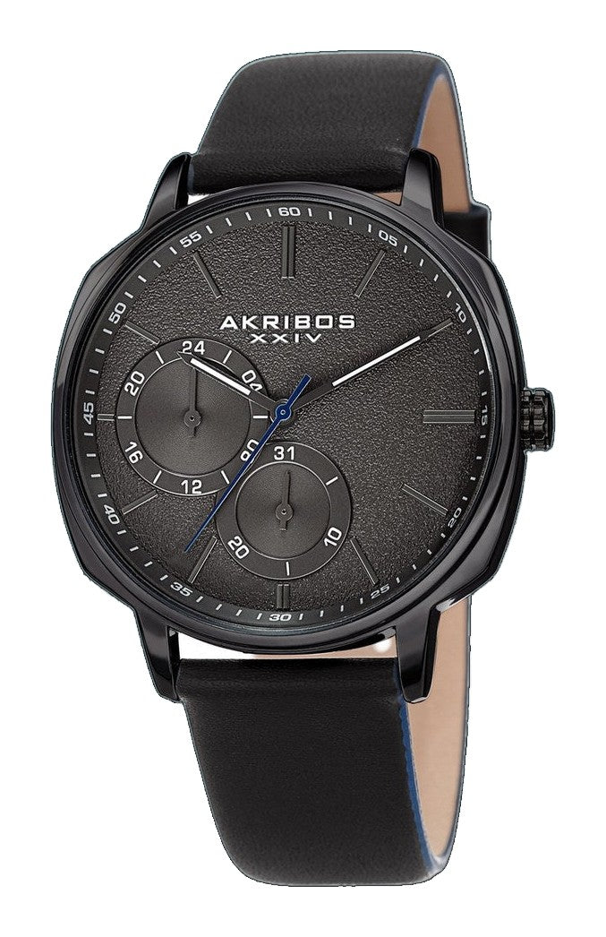 Classic Black/Leather | Gray Dial