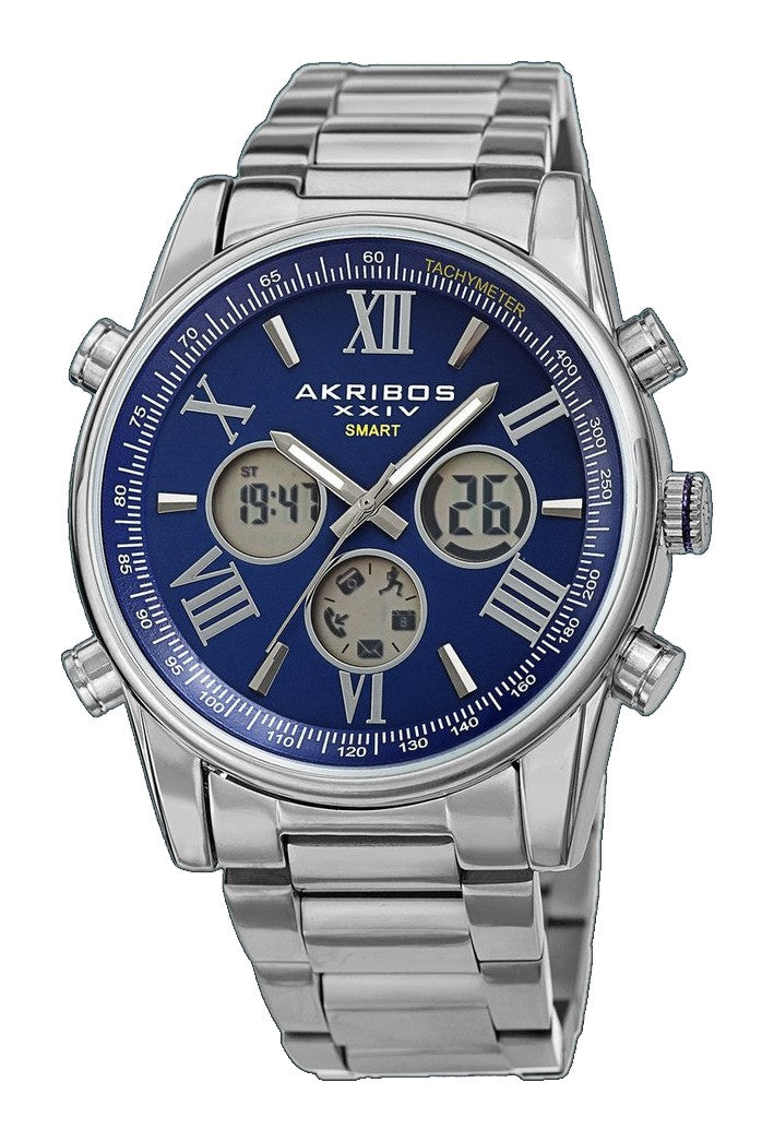 AK1095SSBU-Sport Silver/Stainless Steel | Blue Dial