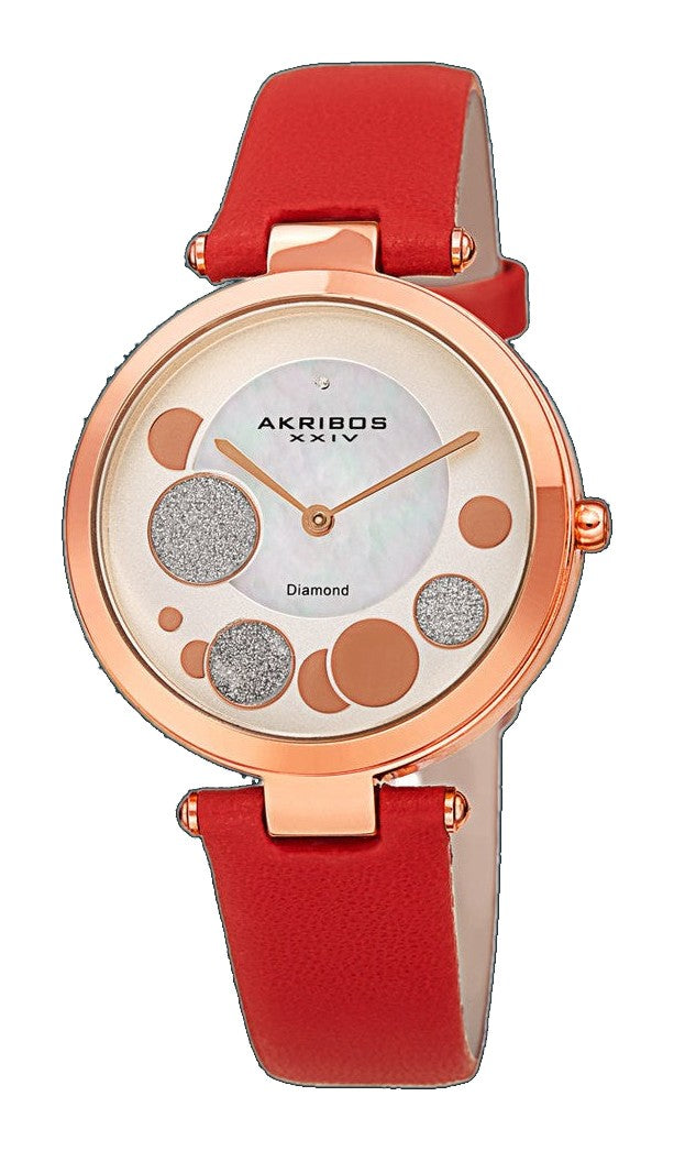 Casual Red/Leather | White Dial