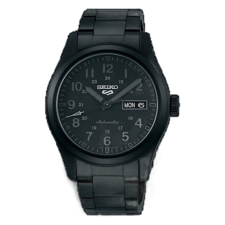 5 Sports Military Black Dial / Black Stainless Steel Black Dial