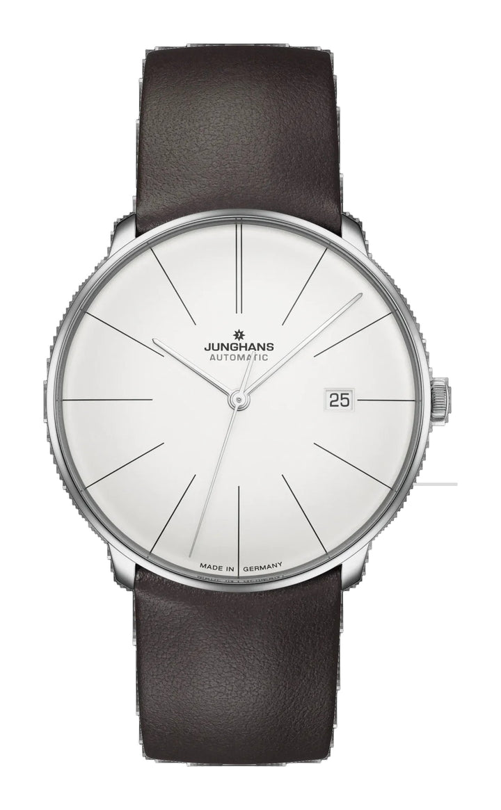 Meister Fein Automatic Silver Dial / Brown Leather Strap Silver Dial