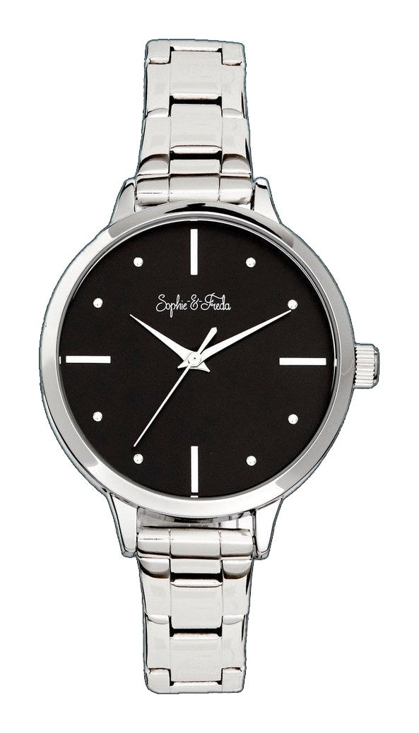 Milwaukee Silver/Black Black Dial
