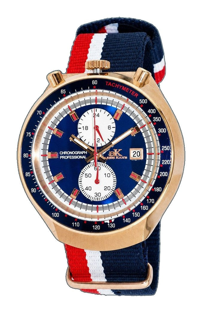 MUSCLE COLLECTION BLUE-ROSETONE/ MULTI-COLOR Blue Dial