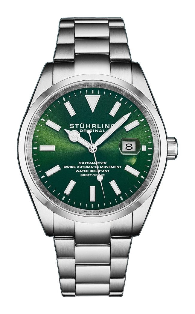 Datemaster Heritage Automatic 1025 Men’s 42mm Green Sunray Dial/Stainless Steel Bracelet