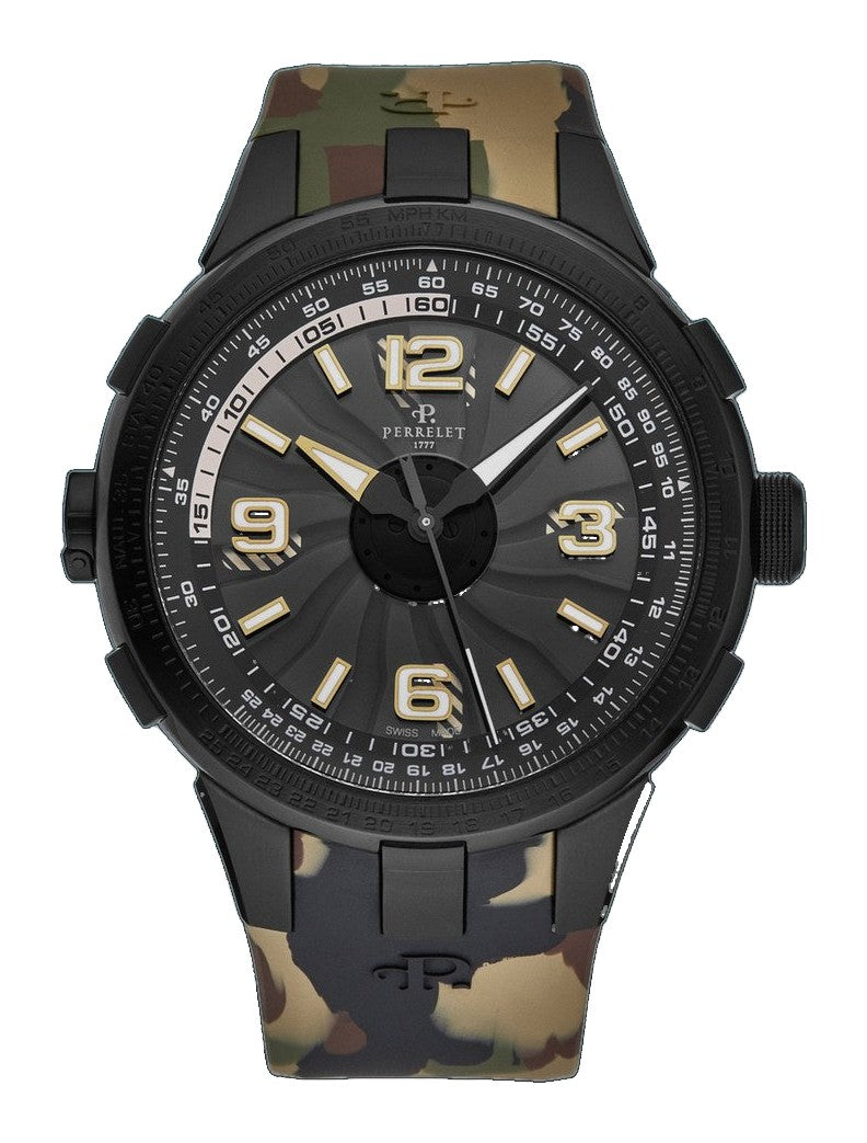 Turbine Pilot Black Black Dial
