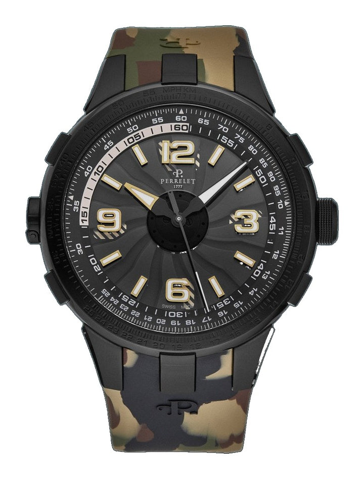 Turbine Pilot Black Black Dial