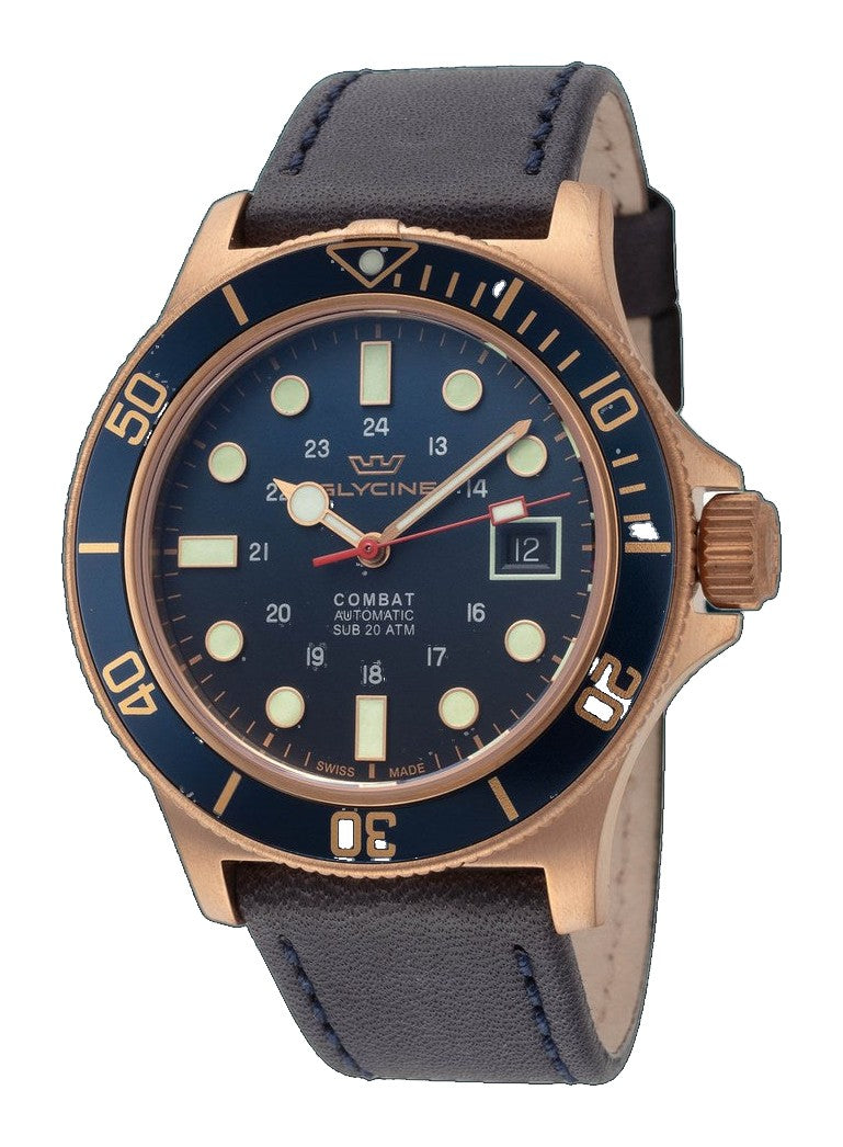 Combat Sub Bronze 42 mm / Blue / Blue Blue Dial