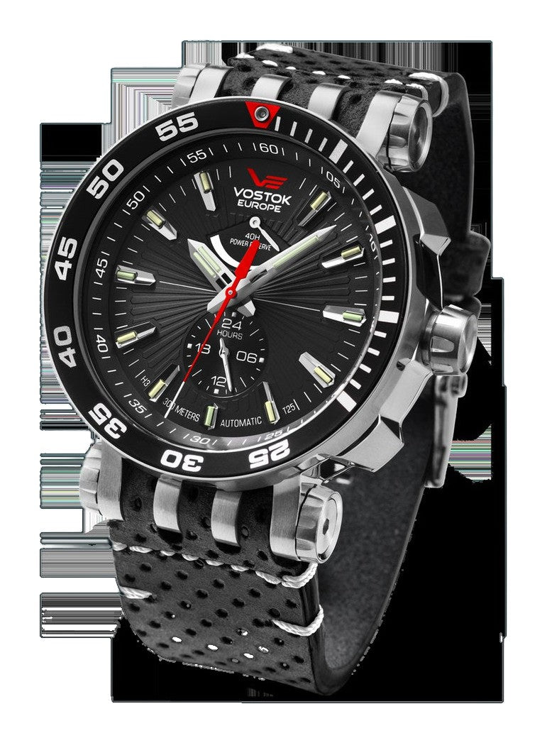 Energia Black Dial / Black Leather Black Dial