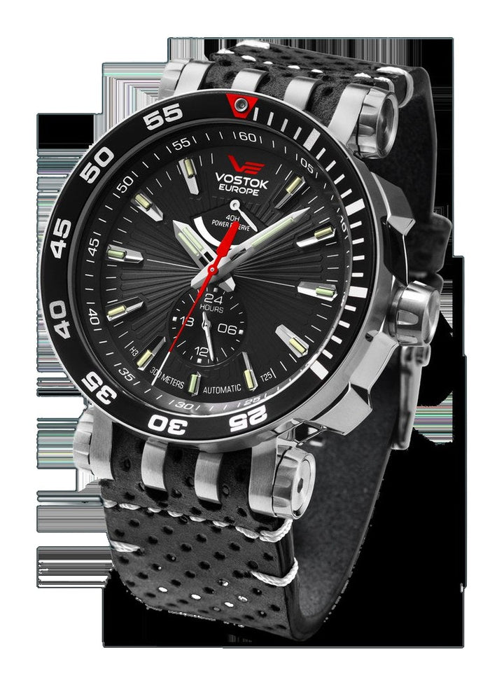 Energia Black Dial / Black Leather Black Dial