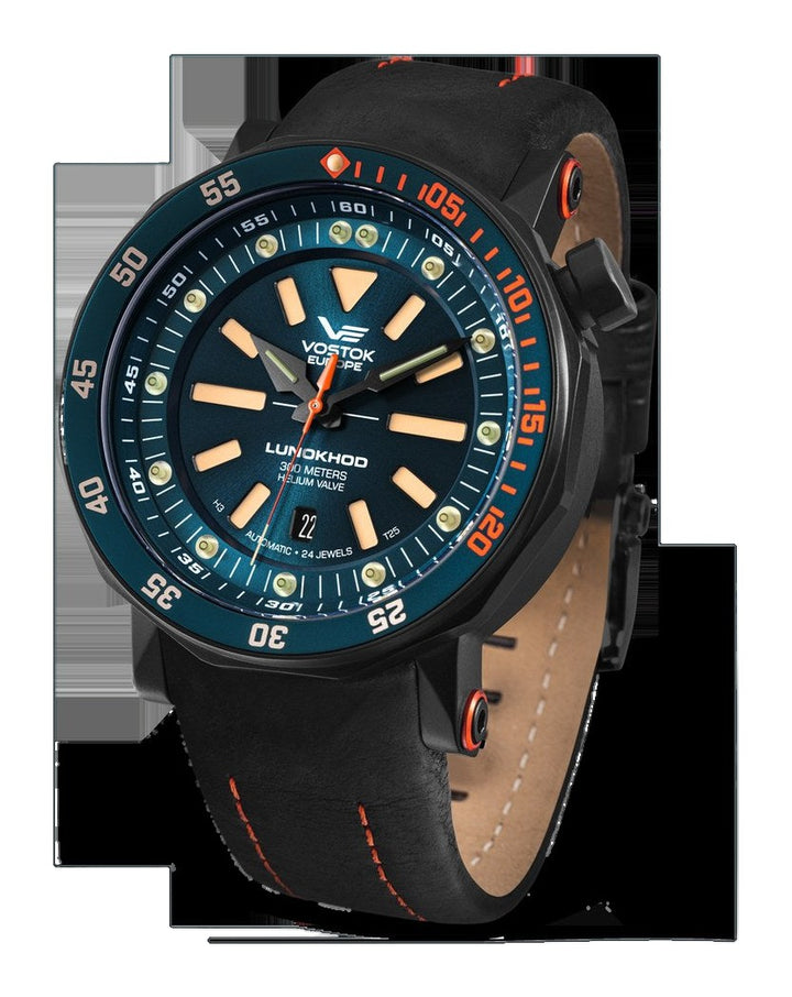 Lunokhod Turquoise Dial / Black Leather Turquoise Dial