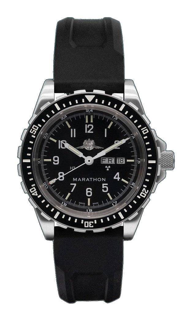 Dive SS/BKSS 3PC RUBBER (WW194021SS-0730) | Black Dial