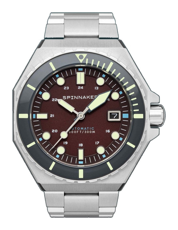 Dumas Burgundy / Stainless Steel | Burgundy Dial