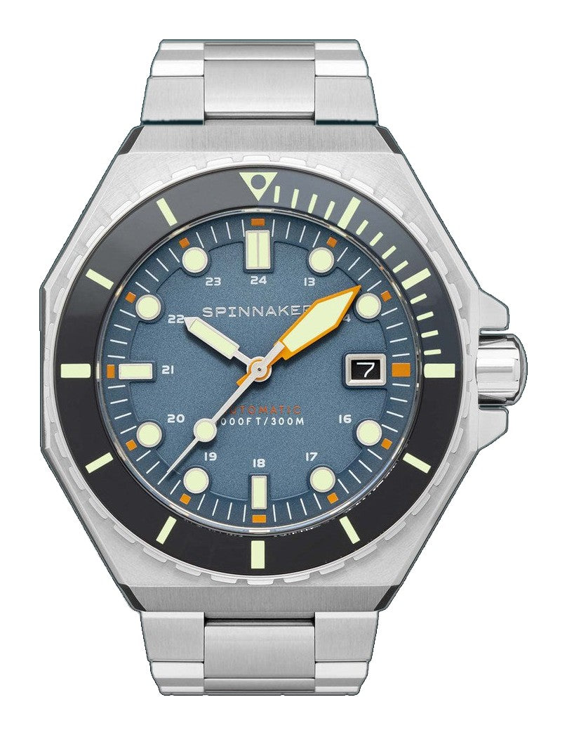 Dumas Blue / Black / Stainless Steel | Blue Dial