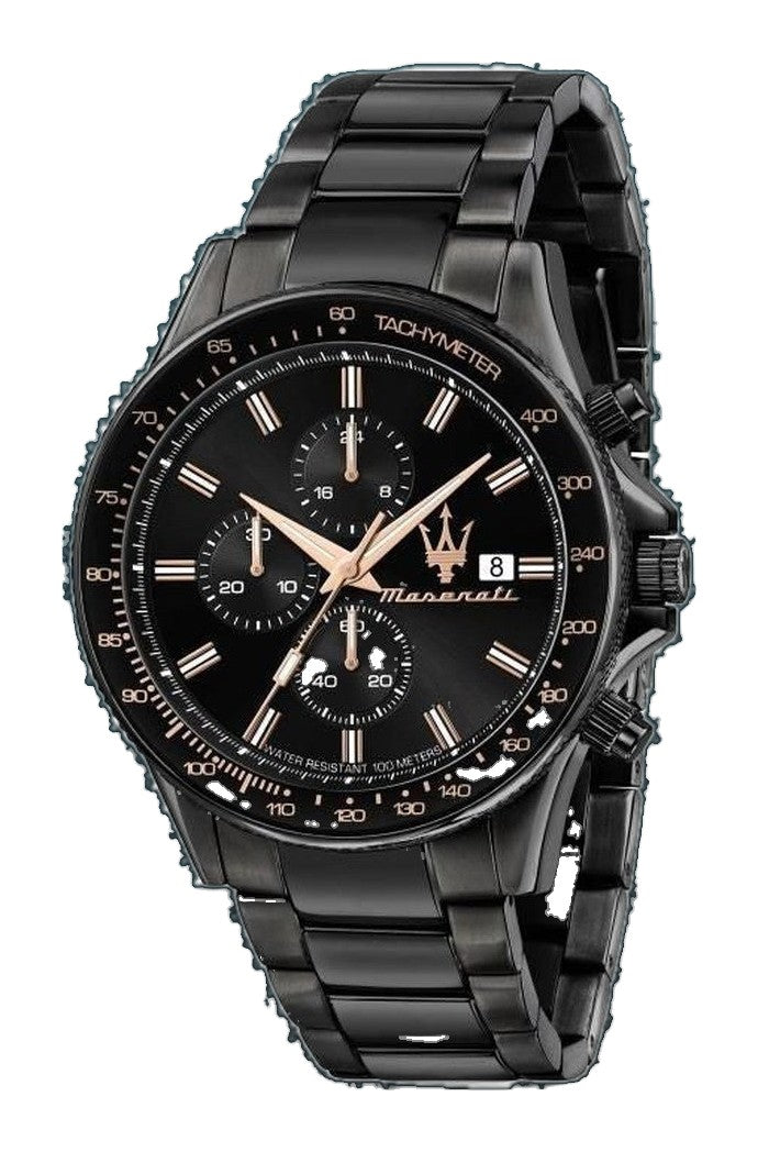 SFIDA Black / Stainless Steel Black Dial