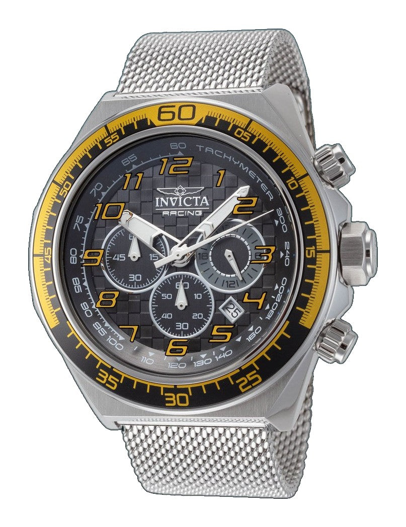 Racing 50 mm / Black / Silver Black Dial
