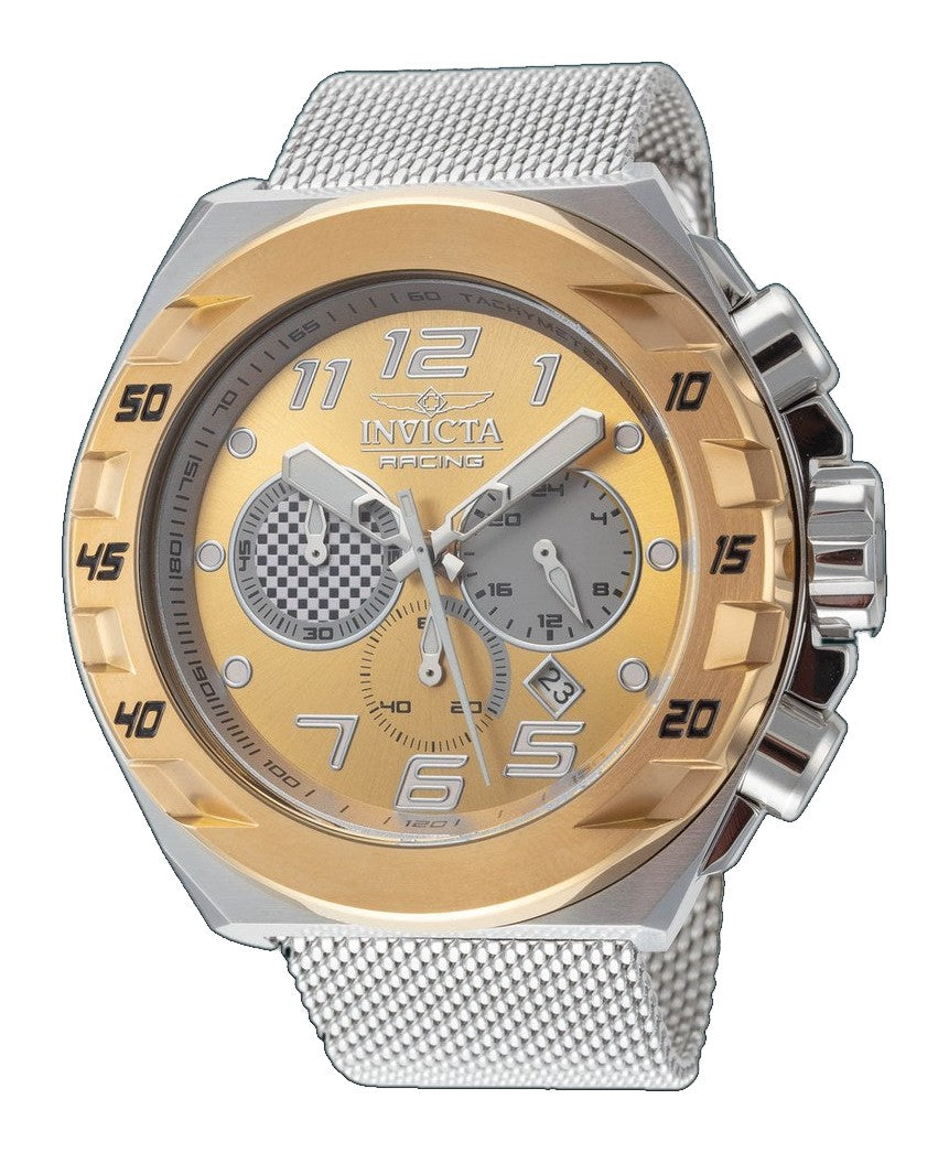 Racing 48 mm / Gold / Silver Gold Dial