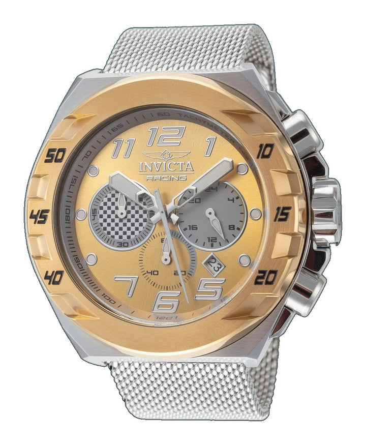 Racing 48 mm / Gold / Silver Gold Dial