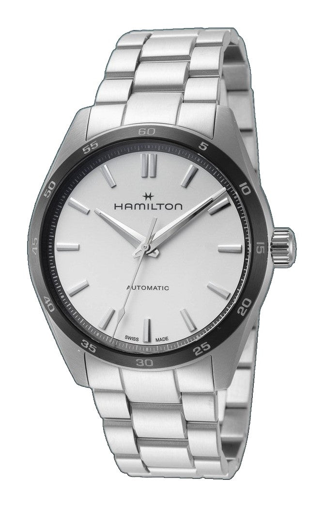 Jazzmaster 38 mm / White / Silver White Dial