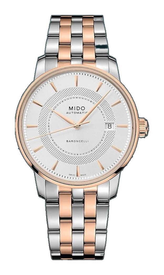Baroncelli 39 mm / Silver / Multi Silver Dial